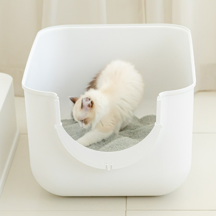 gatoperro 가또페로 큰사이즈 초대형 대형 냥변기 고양이 화장실 오픈형